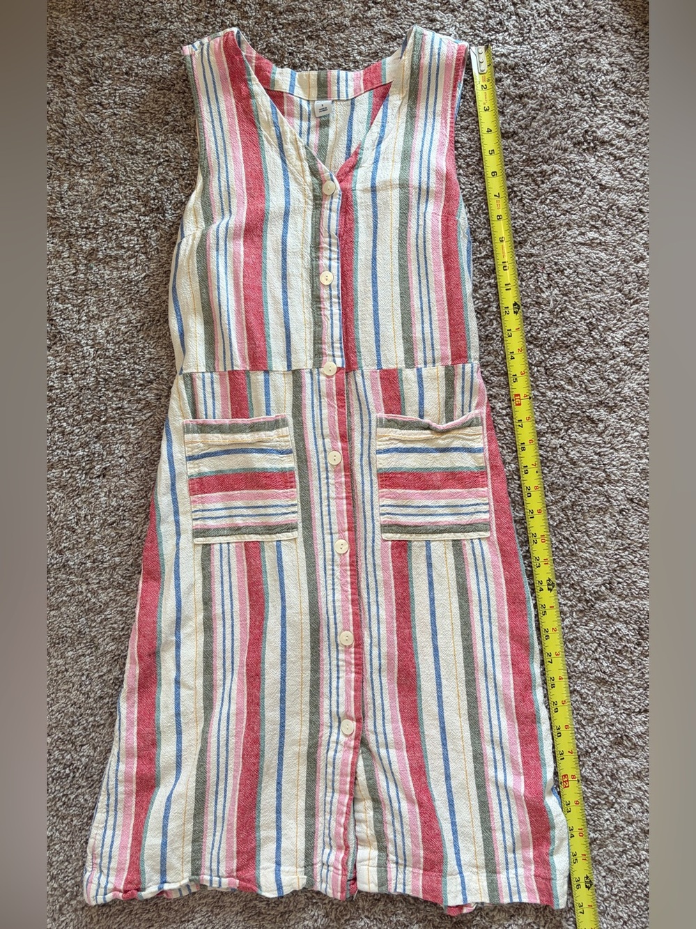 Old Navy Linen Women’s Multi Colored Dress Small